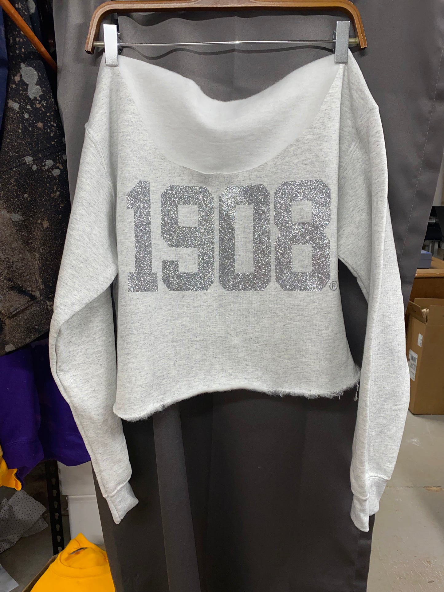 Glitter Me Silver Sweatshirt