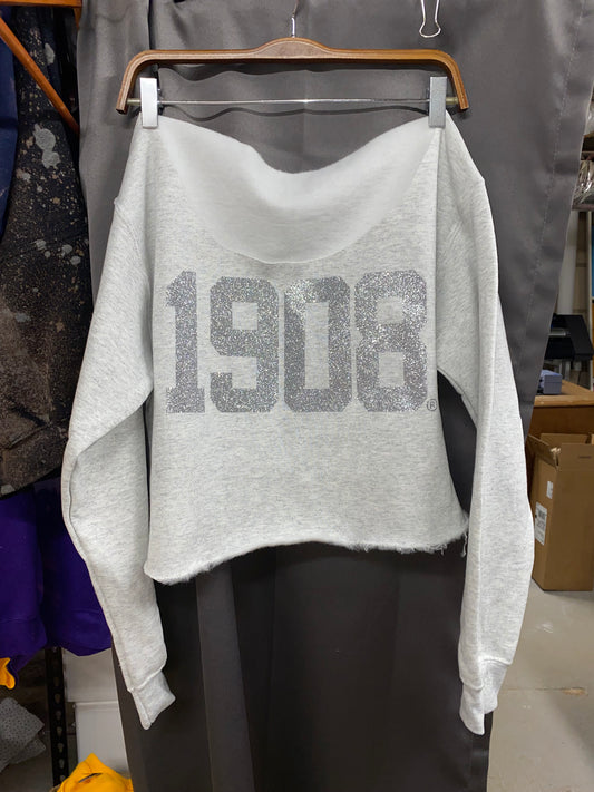 Glitter Me Silver Sweatshirt