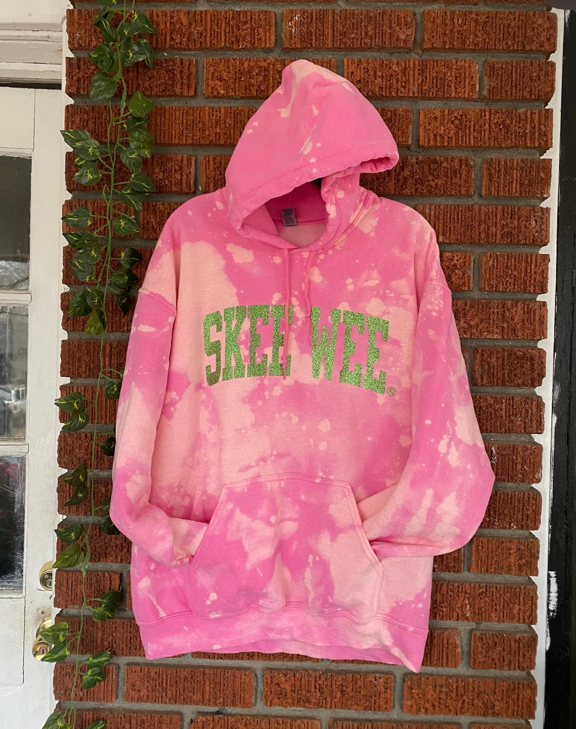 "Skee Wee" Apple Hand Dyed Candy Hoodie