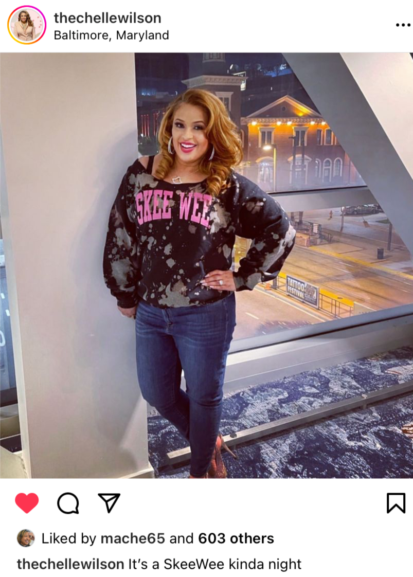 "It's a SkeeWee Kinda Night" Black Hand Dyed Sweatshirt - ccldesignsusa - AKA Alpha Kappa Alpha Pink and Green handmade hand bleach tie dye