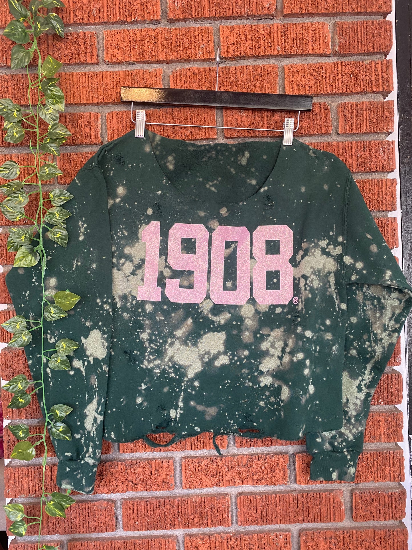 Glitter Me Dark Green 1908 Sweatshirt